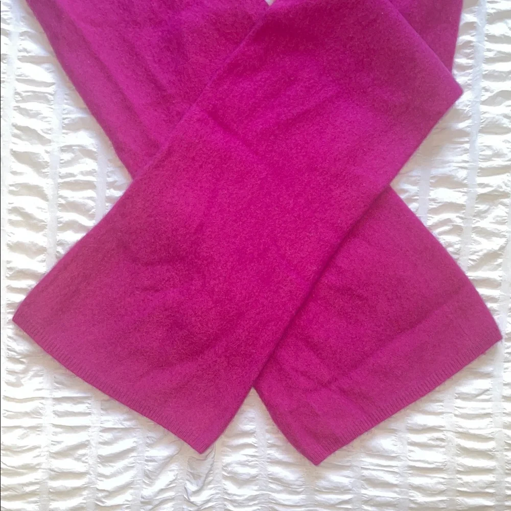 🌟Vintage Y2K Juicy Couture Fuchsia 100% Cashmere Pants - Picture 10 of 11